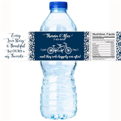 Printable Bottled Water Labels