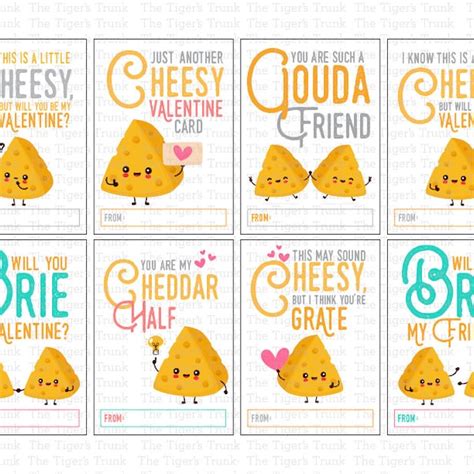 Printable Cheese Puns
