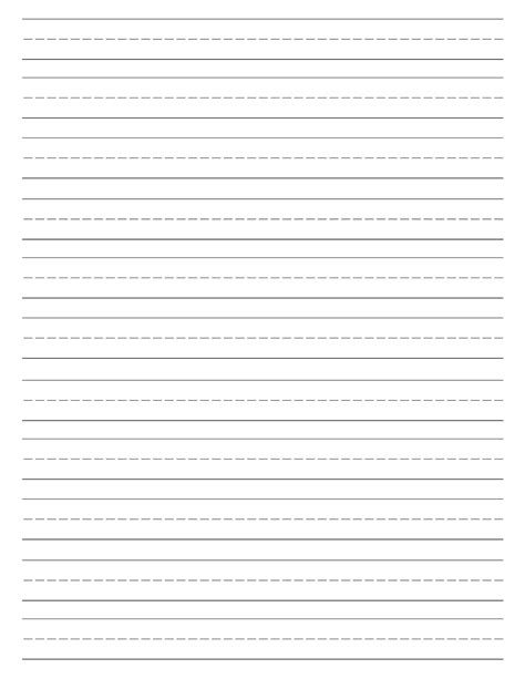 Printable Handwriting Practice Paper