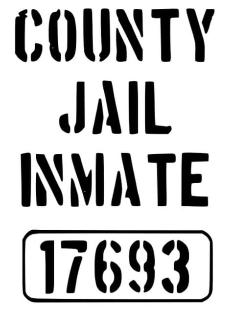 Printable Inmate Sign