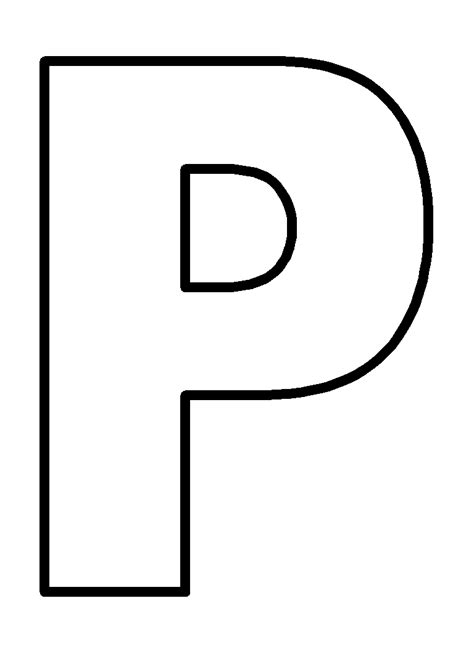 Printable Letters P