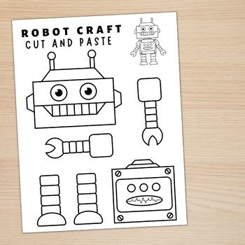 Printable Robot Cut And Paste