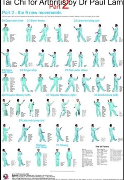 Printable Tai Chi Exercises