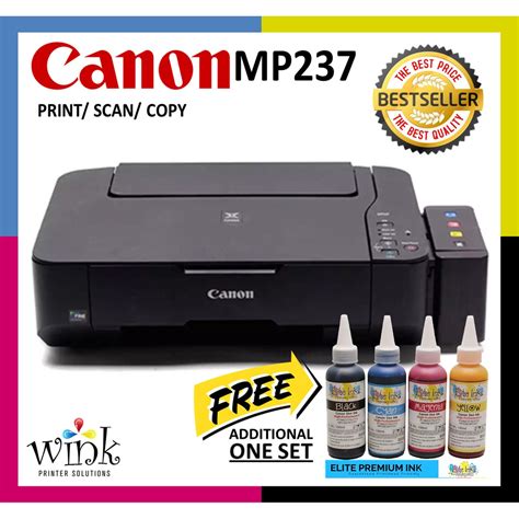 Printer Canon MP237 Menyala
