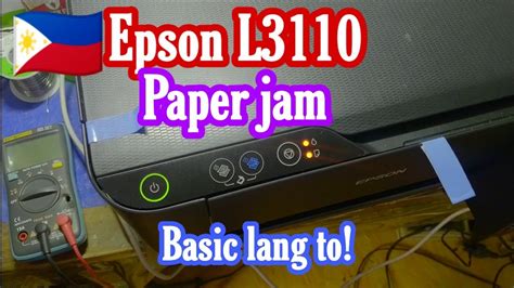 printer epson l3110 paper jam