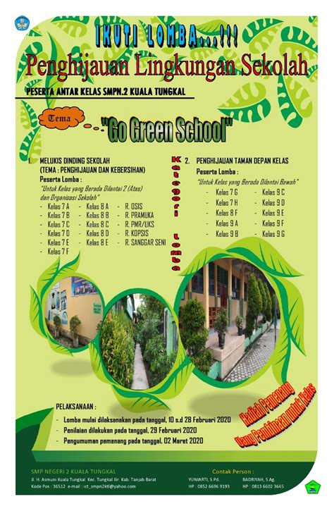 program go green di sekolah