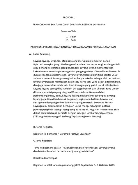 Proposal Lomba