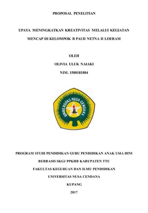 Proposal Penelitian