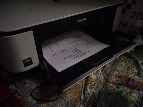 Proses foto copy di printer Canon