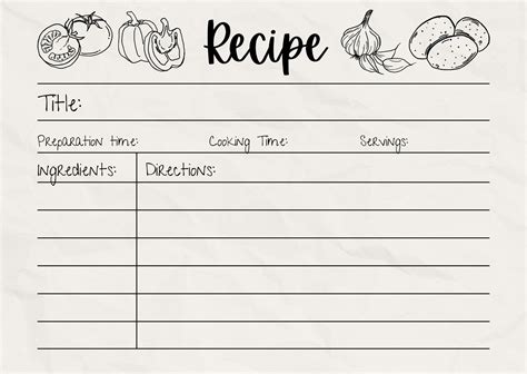 Recipe Maker Template