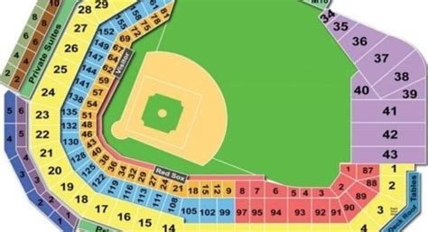 Red Sox Seating Chart