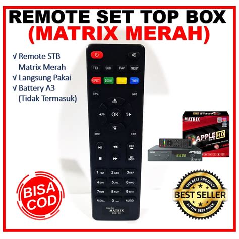 Remote Set Top Box Matrix Indonesia