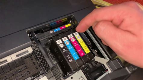 replace printer cartridge