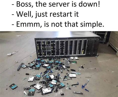 Restarting the server