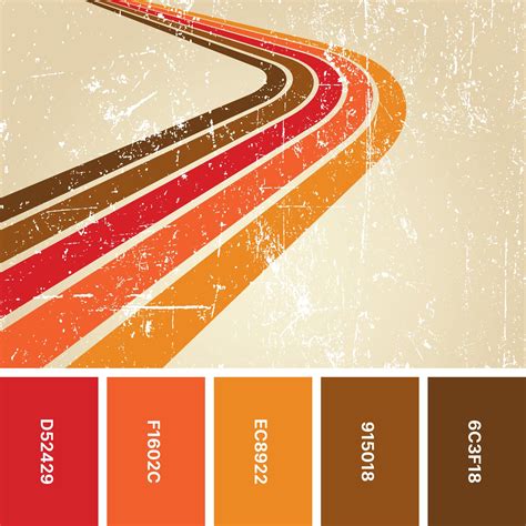 Retro Color Palette in a Bedroom