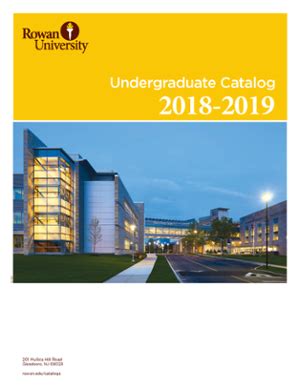 Rowan University Catalog