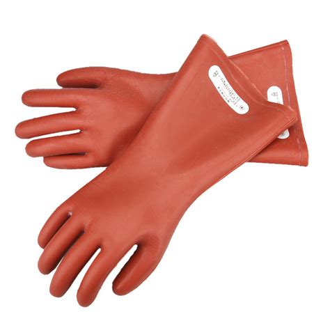 rubber insulating gloves for electrical work
