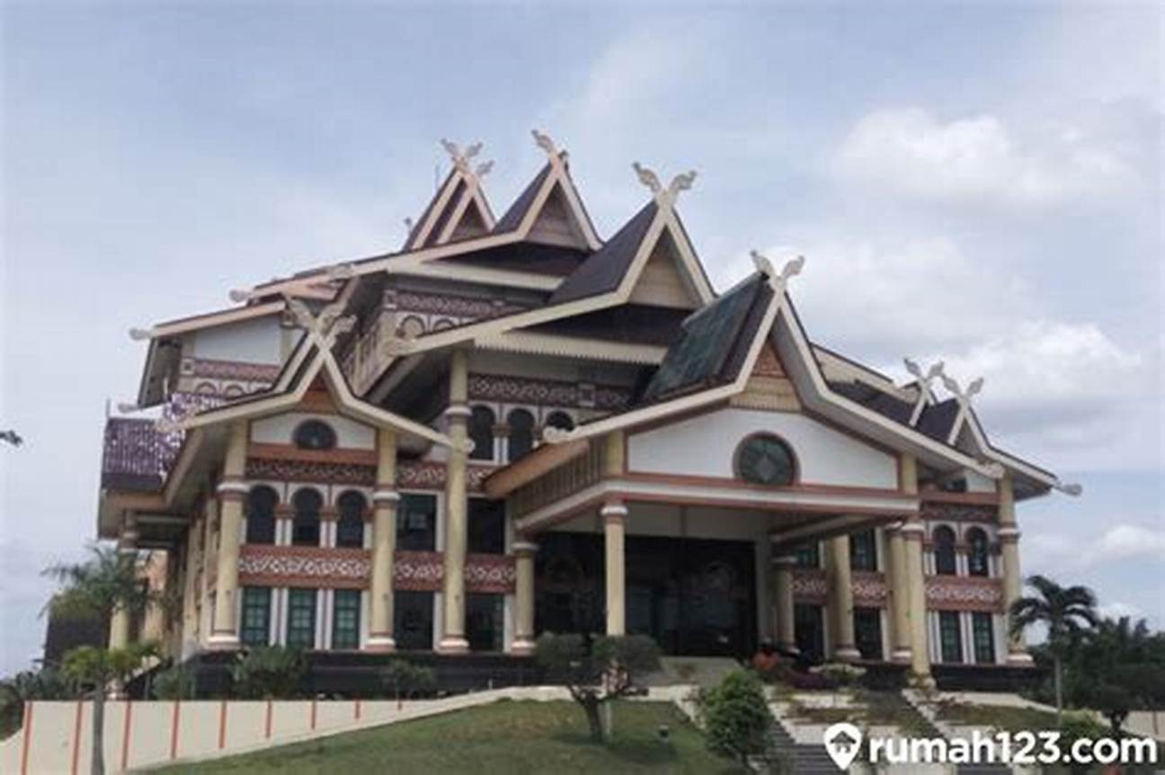 Gambar Rumah Adat Riau Rumah Melayu