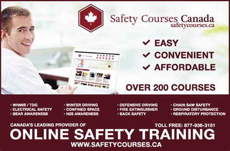 Safety training course Canada