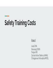 Cost of police officer safety training programs