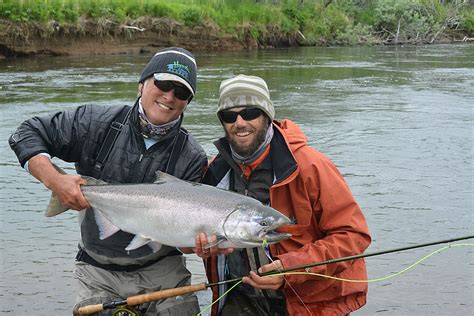 Salmon fishing on Sandy River
