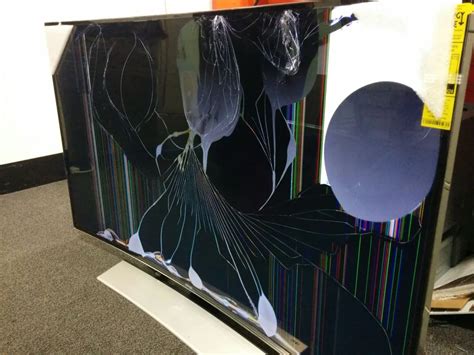 samsung tv screen damage
