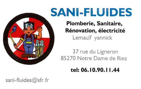 sani-fluides à Notre-Dame-de-Riez