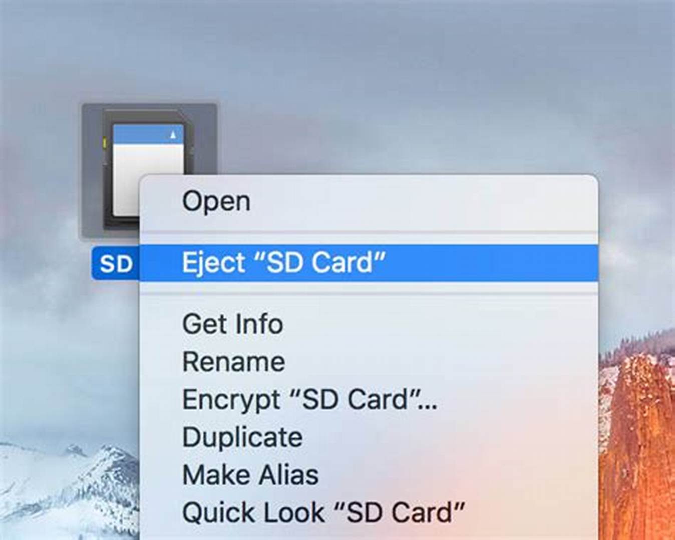 sd card ejector mac