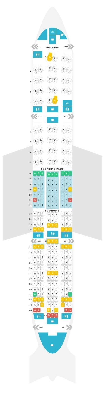 Seating Chart Boeing 777 200