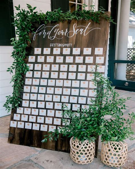 Seating Chart For Wedding Reception Ideas