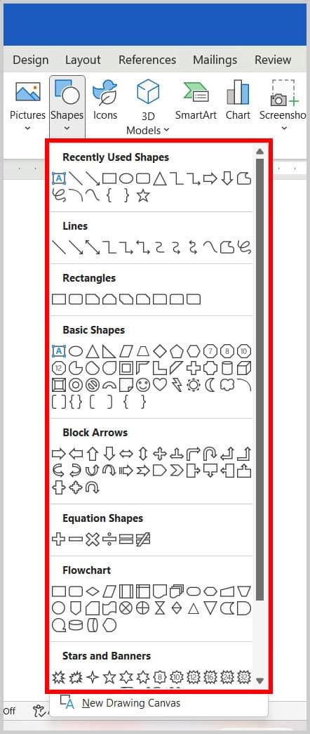 shapes