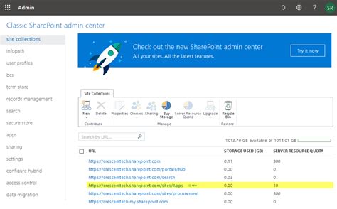 Sharepoint Online Create App Catalog By Powershell