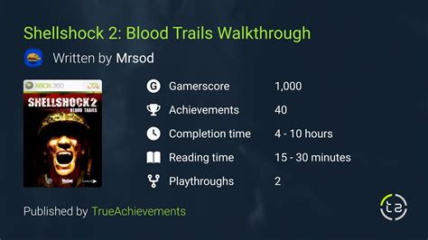 Shellshock 2 Walkthrough