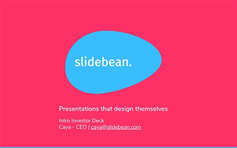 Slidebean Pitch Deck Templates