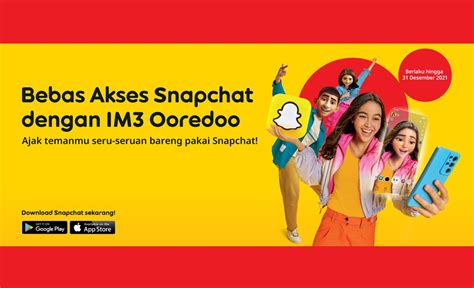 Snapchat Indosat Akses Mudah