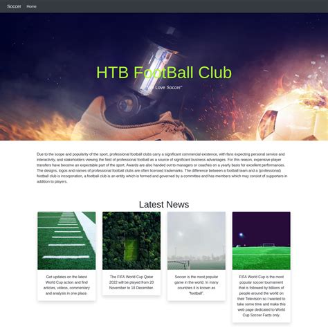 Soccer Walkthrough Htb