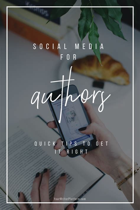 social media for authors
