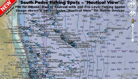 South Padre Island Fishing Maps