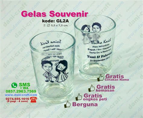 Souvenir Gelas Pernikahan Sebagai Kenang-Kenangan