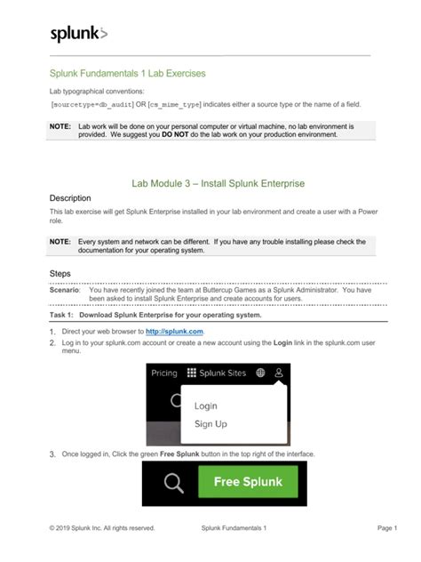 Splunk Fundamentals 1 Module 8 Lab Exercise Walkthrough
