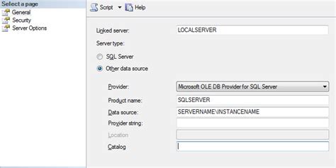 Sql Add Database To Linked Server Catalog