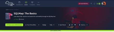 Sqlmap Walkthrough Tryhackme