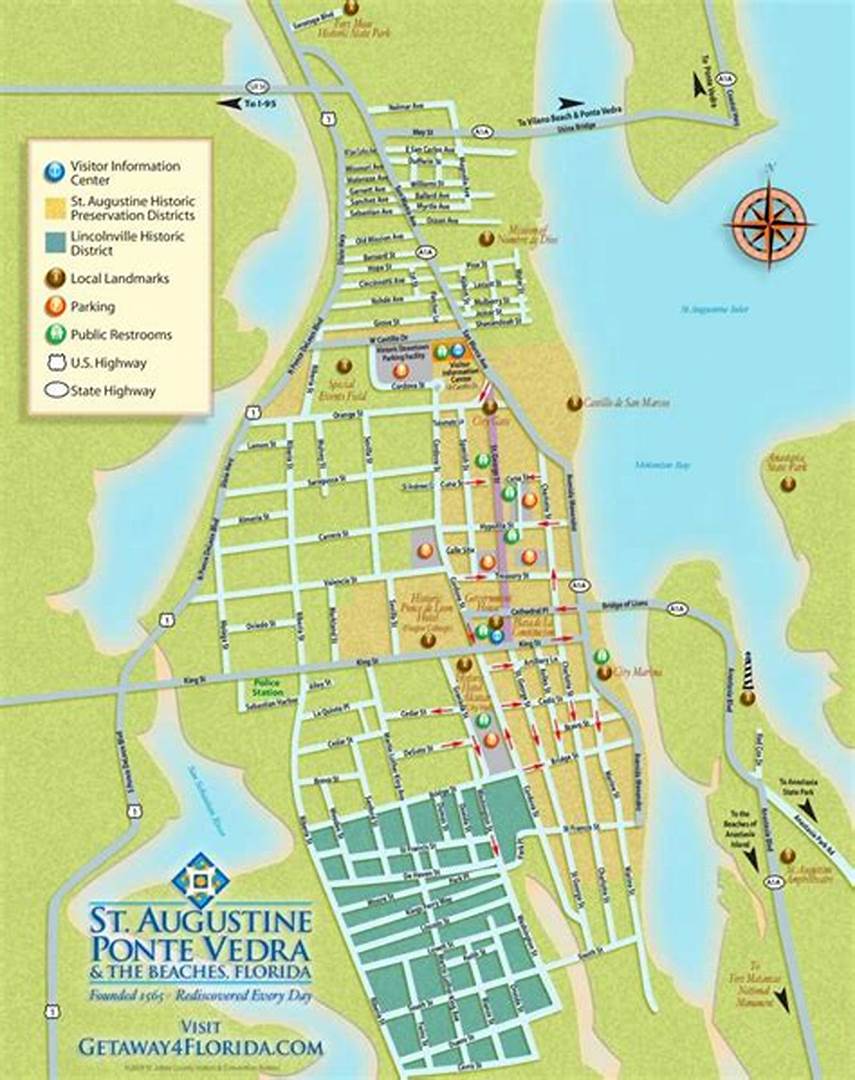 St. Augustine map