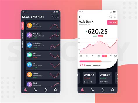 Stock Trading App Interface