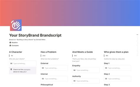 Storybrand Framework Email Template Examples