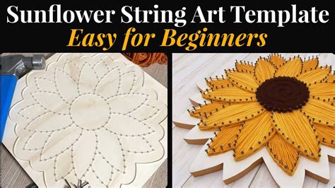 String Art Flower Template