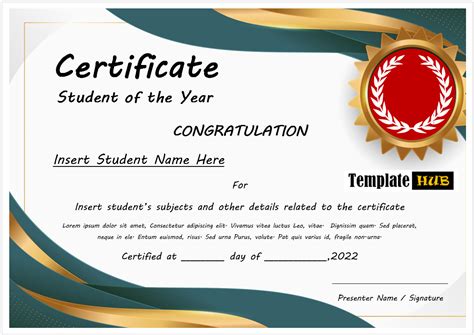 Student with certificate