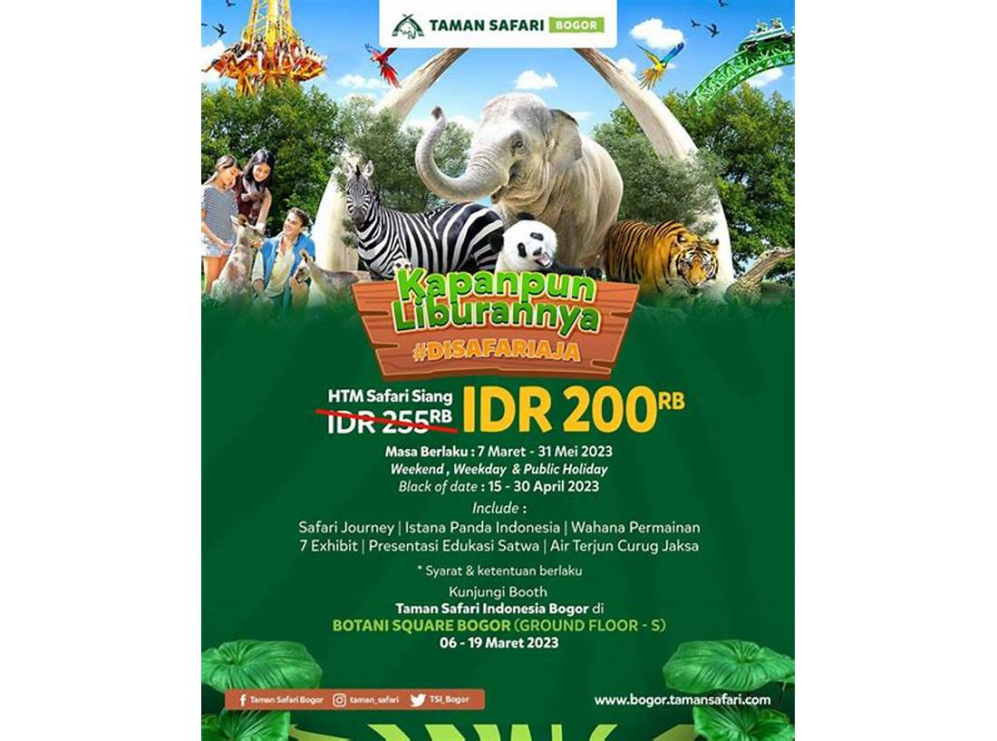 Paket Tiket Taman Safari Jakarta