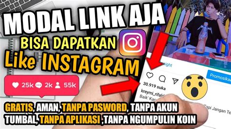 Tambah Like Tanpa Password Instagram