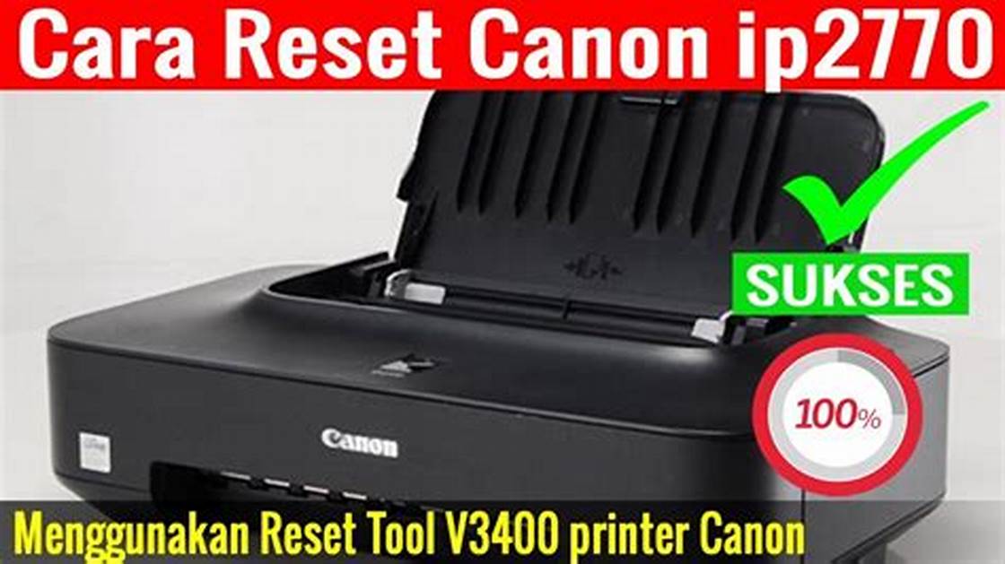 Menambahkan Tombol Reset pada Printer Canon IP2770
